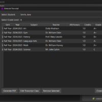Transcript Generator Panel Transcript Generator Panel